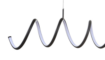 Ali 31" Dimmable Adjustable Integrated LED Metal Linear Pendant - JONATHAN Y